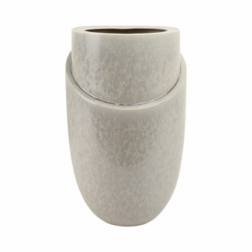 GREYSONSTONE GRAY VASE 15 (IN)