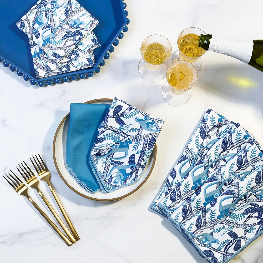 Coco Monkey Eco Dinner Napkin (Set of 6)