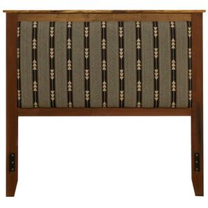 Heartland Walnut Upholstered Panel Headboard - Cal King - Customer Fabric 2