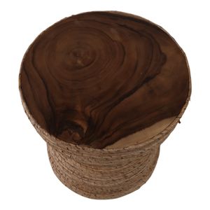 BRUNOFIELD BROWN TABLE 18 (IN) 8