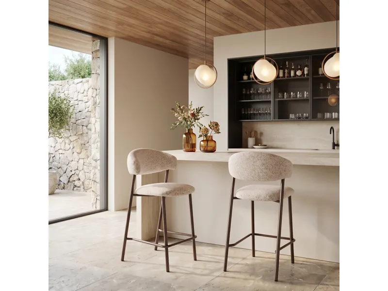 Seville Counter Stool Cloud Beige 2