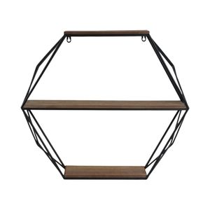 INGRIDHAVEN BROWN WALL SHELF 21 (IN) 1
