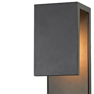 Pierre 19'' High 1-Light Outdoor Sconce - Textured Matte Black 3