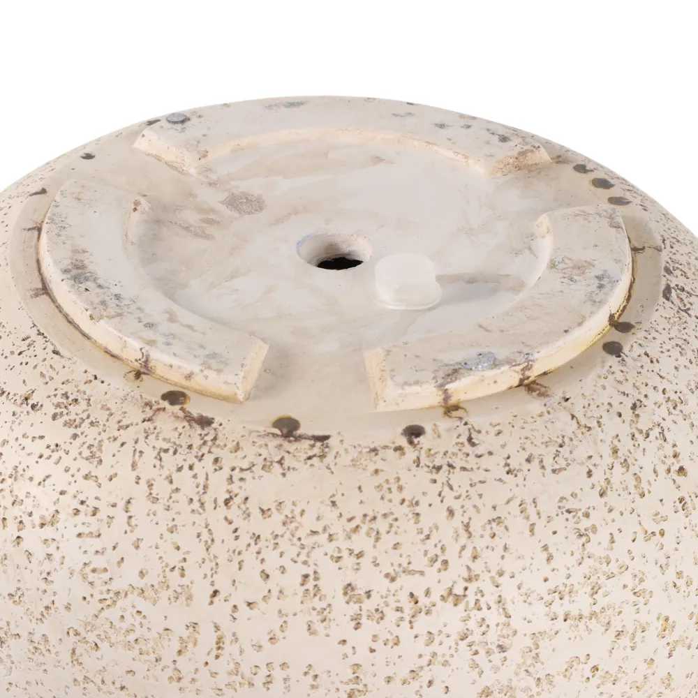 TODDCLIFF SET OF 3 IVORY PLANTER 16 (IN)
