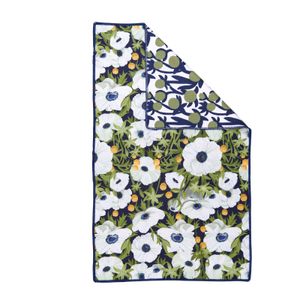 Anemone Poppy Eco Kitchen Tea Towel 4