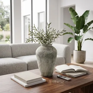 LAWSONVALE GREEN VASE 16 (IN) 11