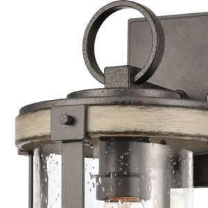 Annenberg 16'' High 1-Light Outdoor Sconce - Anvil Iron 2