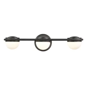 Nelly 22″ Wide 3-Light Vanity Light - Matte Black 1