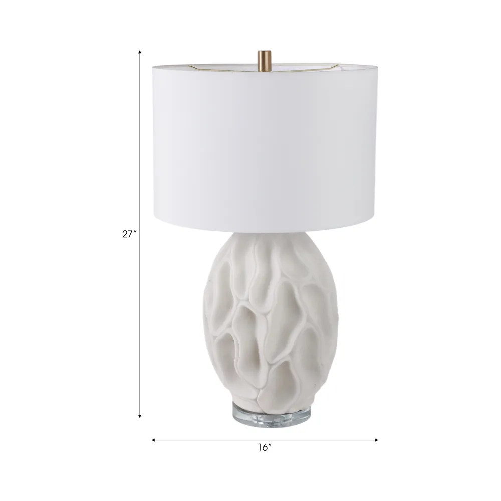 CONNORBROOK WHITE LAMP 27 (IN)