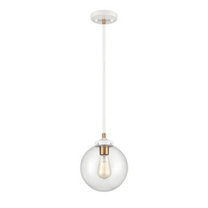Boudreaux 8'' Wide 1-Light Mini Pendant - Matte White 1