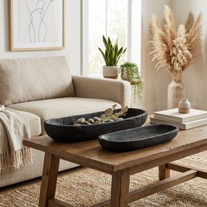 ELTONWIND SET OF 2 BLACK BOWLS 4 (IN) 2