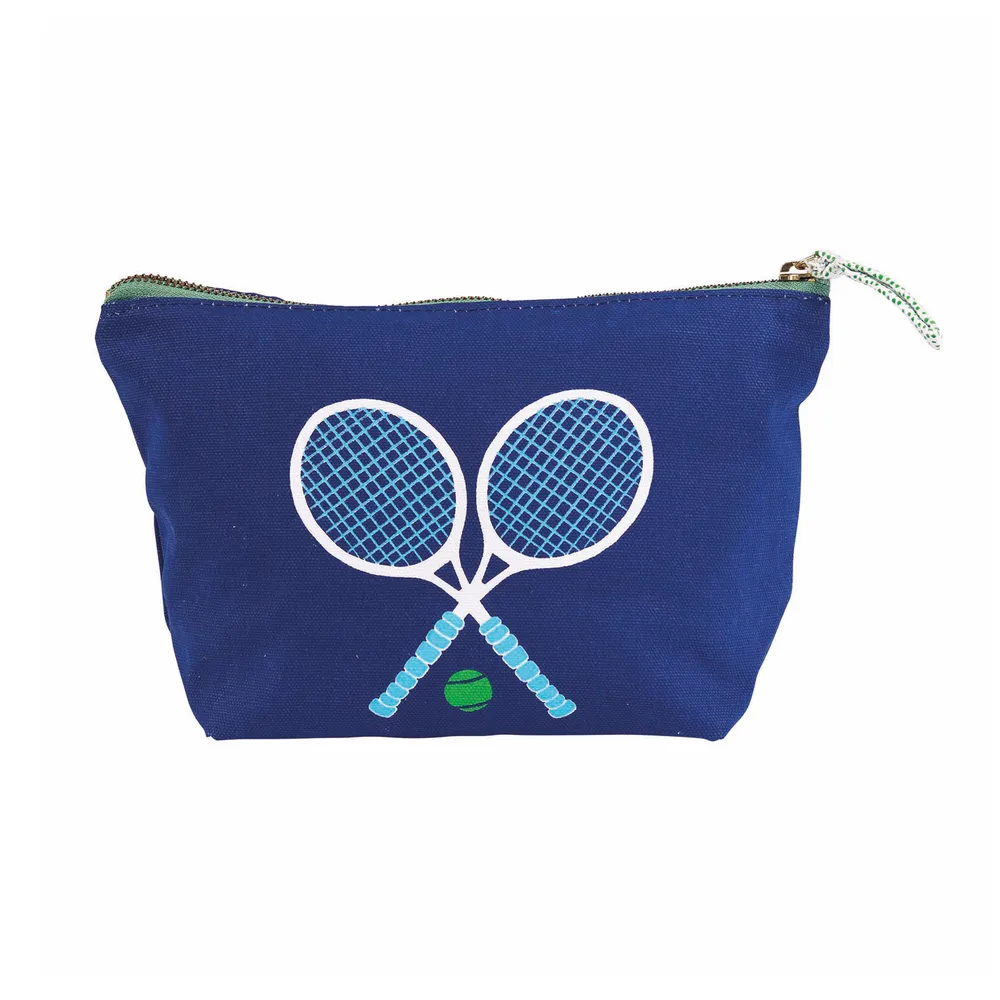 Tennis Navy Solo Medium Essential Canvas Pouch