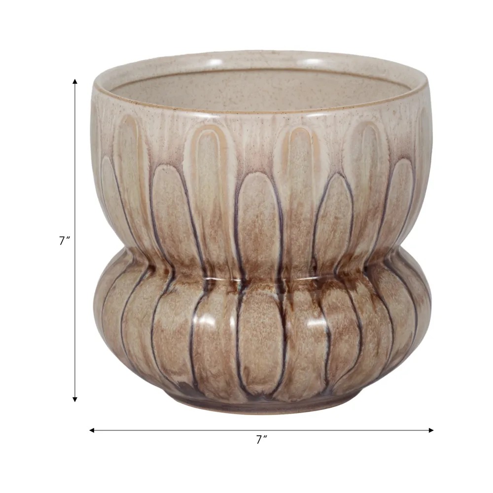 HAMDENCREST BROWN VASE 7 (IN)