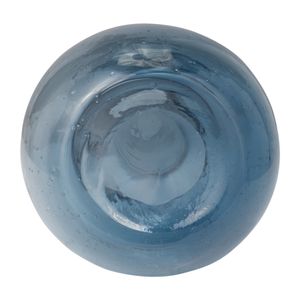 FIONACROSS BLUE GLASS VASE 19 (IN) 8