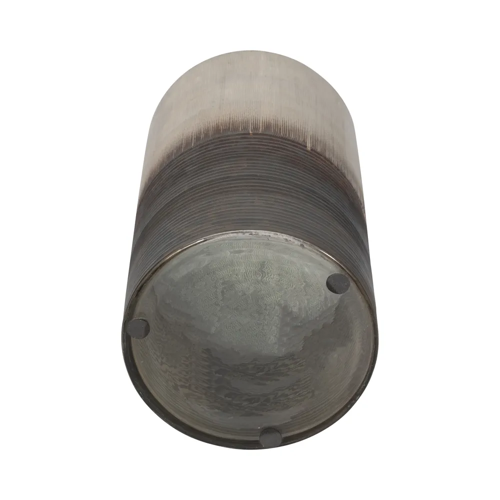 ARLOROSE SILVER GLASS VASE 13 (IN)