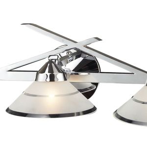 Refraction 25'' Wide 3-Light Vanity Light - Polished Chrome 3