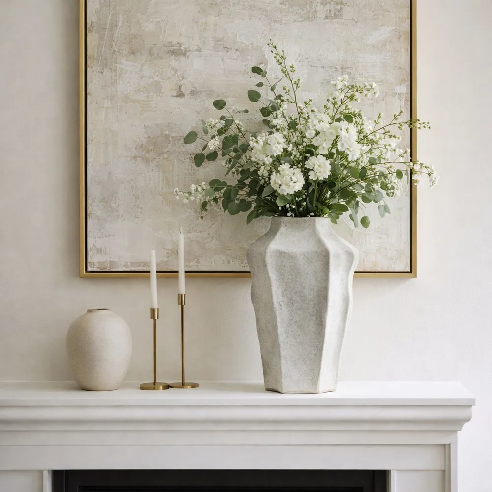 AVAWAY GRAY VASE 20 (IN)
