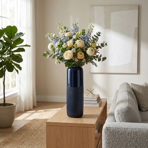 BECKHAVEN BLUE VASE 18 (IN) 9
