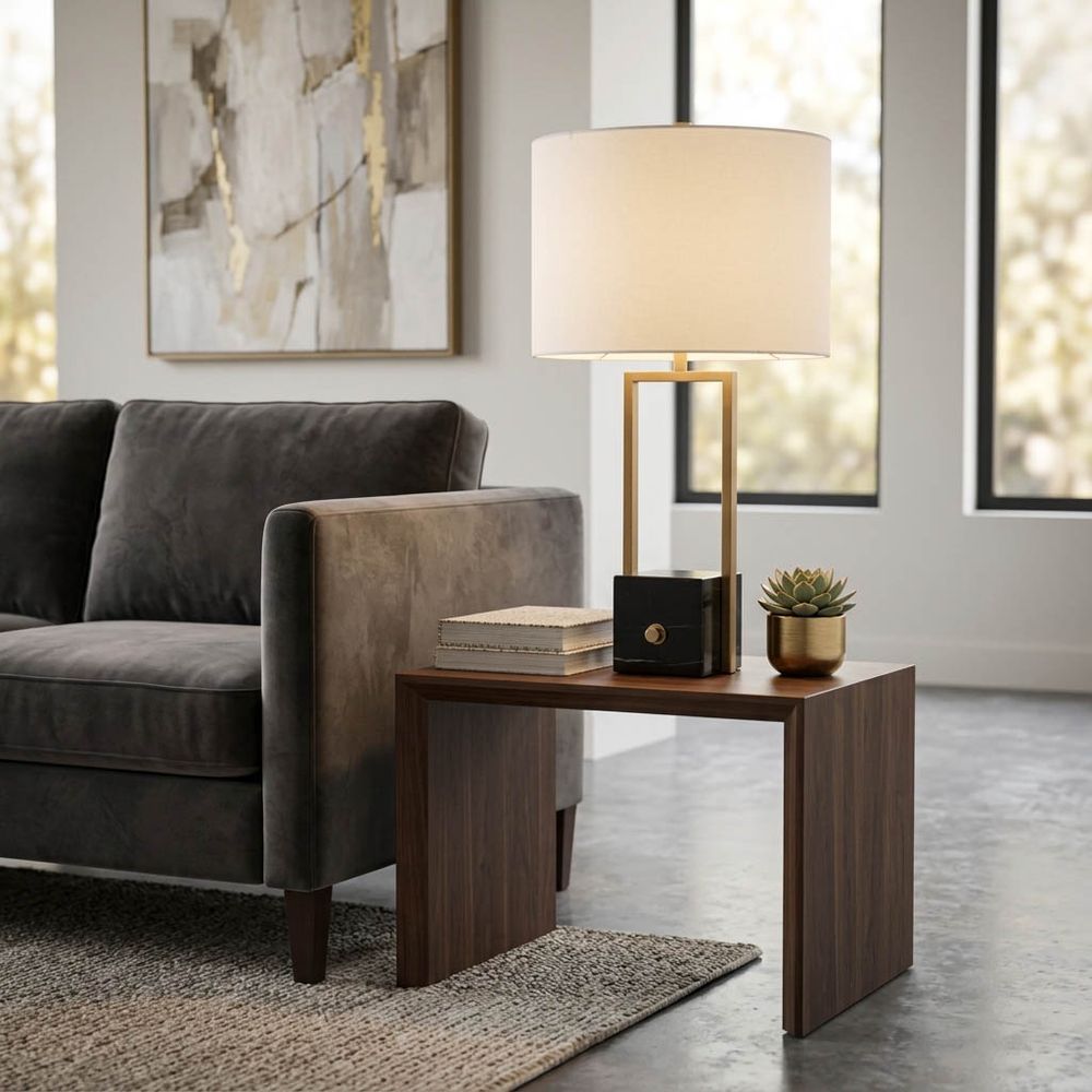 ADLERROSE BLACK LAMP 27 (IN)