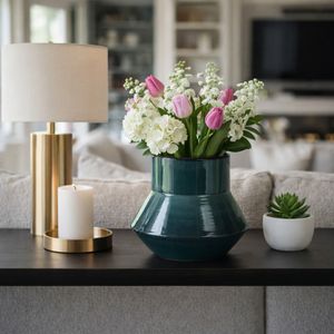 FORBESBEACH BLUE VASE 9 (IN) 2