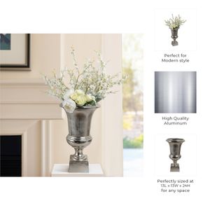 ESSEXVIEW SILVER VASE 24 (IN) 10