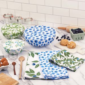 Blueberry Medley Cotton Kitchen Towels (Set of 3) 3