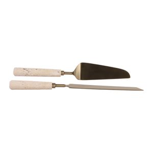 ARMONBURN SET OF 2 TAN SERVEWARE 1 (IN) 6