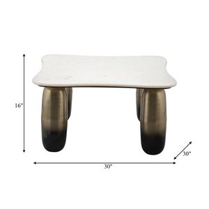 AVAPORT GOLD COFFEE TABLE 16 (IN) 8
