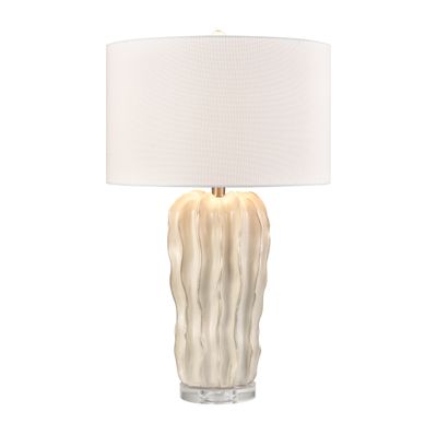 Genesee 27.5″ High 1-Light Table Lamp - White Glazed