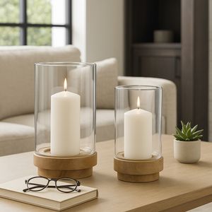 CELIASIDE SET OF 2 CLEAR HURRICANE 11 (IN) 9