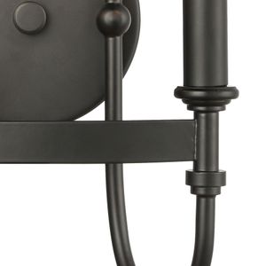 Wickshire 14'' High 2-Light Sconce - Matte Black 3