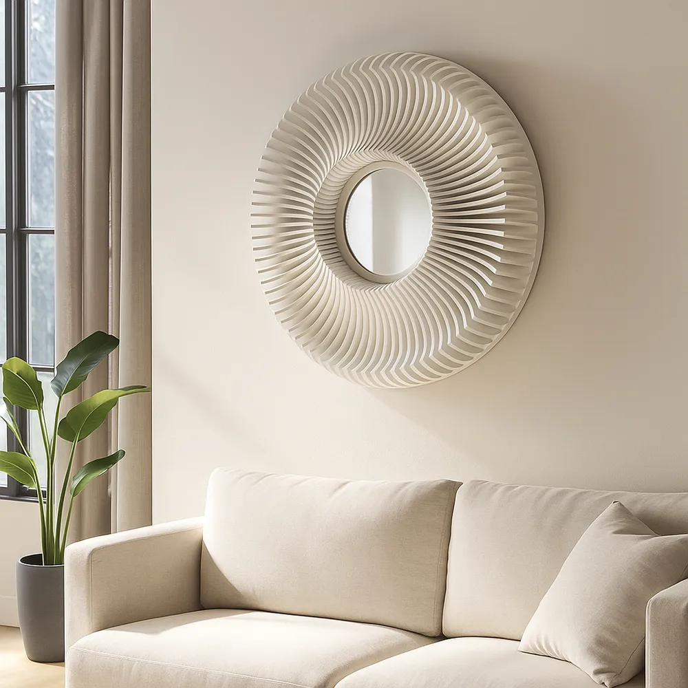 BRAMGROVE WHITE MIRROR 36 (IN)