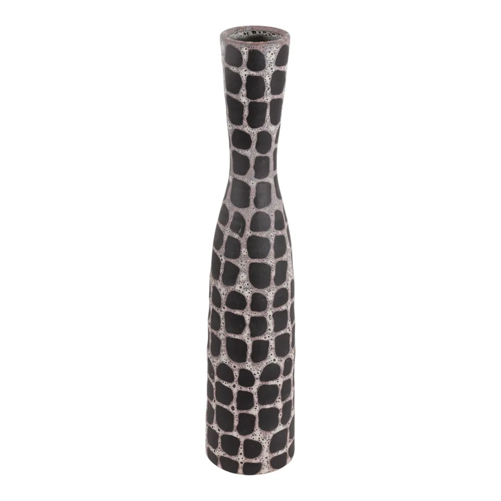 GAINES BLACK VASE 25 (IN)