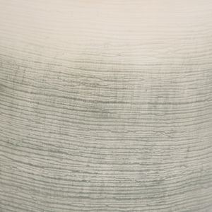 ERWINLAND WHITE GLASS VASE 12 (IN) 6