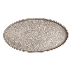 Oval Pebble Tray - Set of 2 Nickel 2
