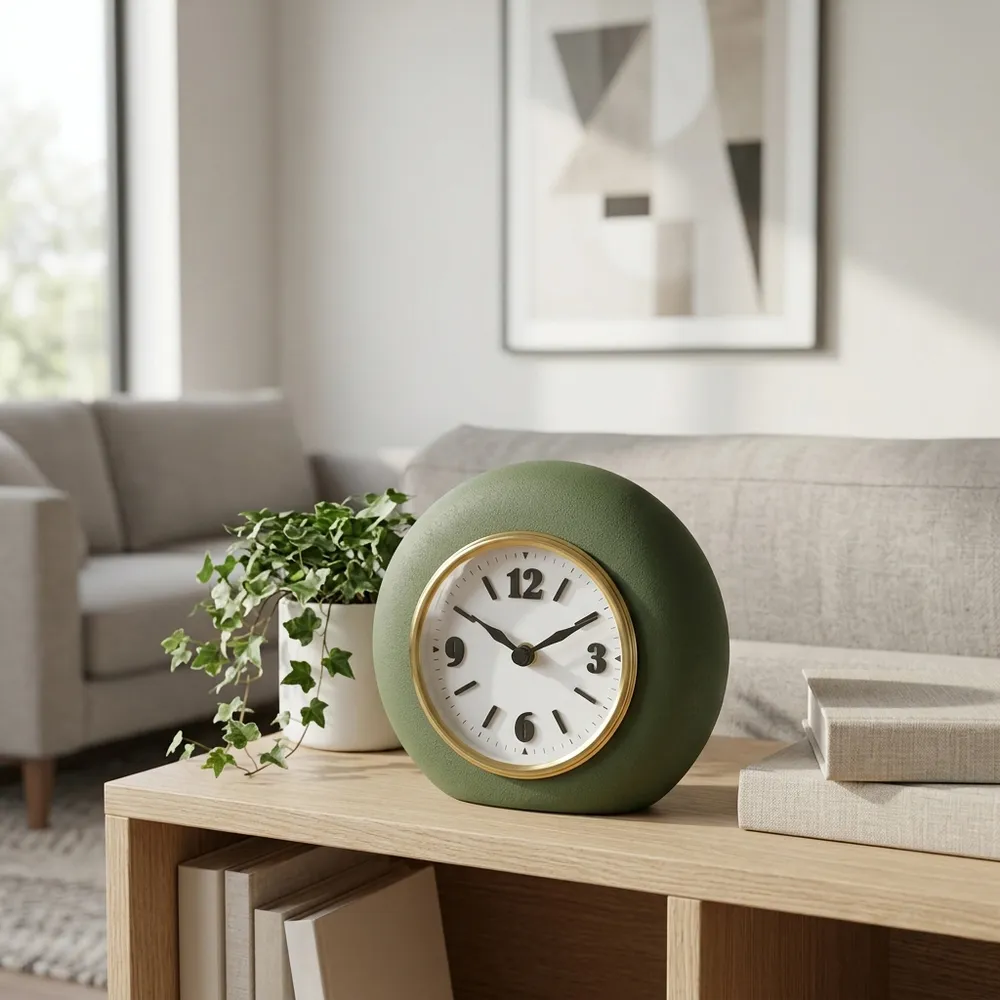 MASONCROSS GREEN CLOCK 8 (IN)