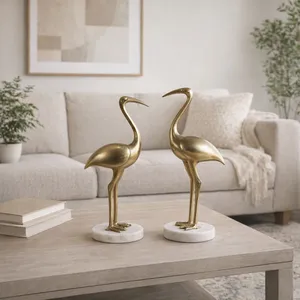 MONROEDALE SET OF 2 GOLD DECOR 13 (IN) 9