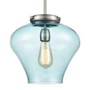 Amore 12'' Wide 1-Light Pendant - Satin Nickel 4