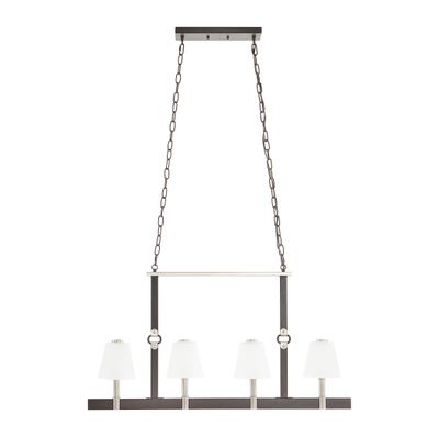 Armstrong Grove 36″ Wide 4-Light Linear Chandelier - Espresso