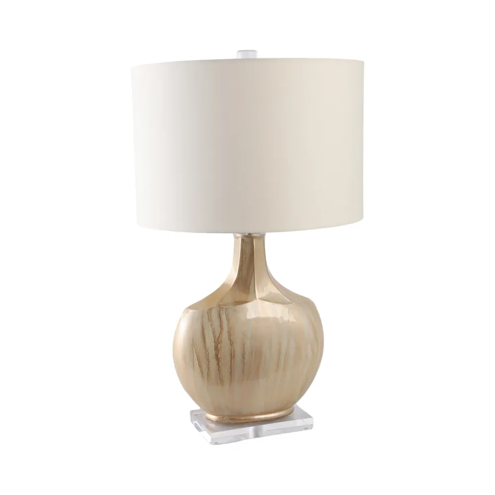 ASHERBURN GOLD LAMP 32 (IN)