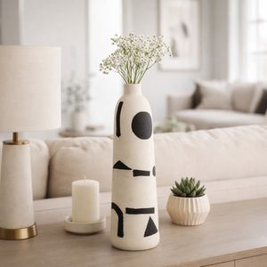 ALICEBEACH IVORY VASE 15 (IN) 2