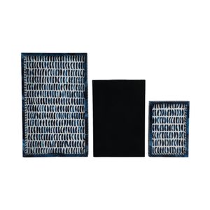 MASONTON SET OF 3 BLUE TRAY 2 (IN) 7