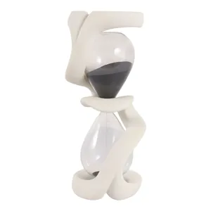 TESSSIDE WHITE HOURGLASS 13 (IN) 4