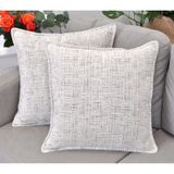 Soft Chenille Throw Pillow Covers With Stitched Edge 3