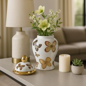 HAMDENWORTH WHITE CHINOISERIE 9 (IN) 11