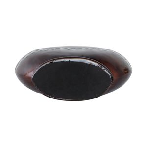 ELMONTGROVE BLACK GLASS VASE 16 (IN) 8