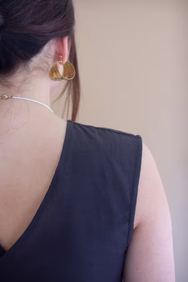 Convertible Wrap Blouse / Midnight