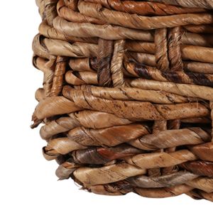 ROMANLAKE SET OF 3 BROWN BASKETS 17 (IN) 8