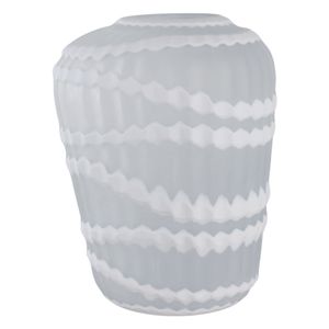 AXELBURN WHITE GLASS VASE 14 (IN) 1