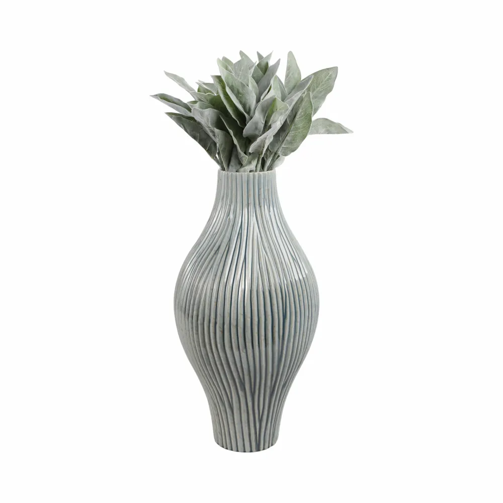 HANNAHROSE GRAY VASE 20 (IN)